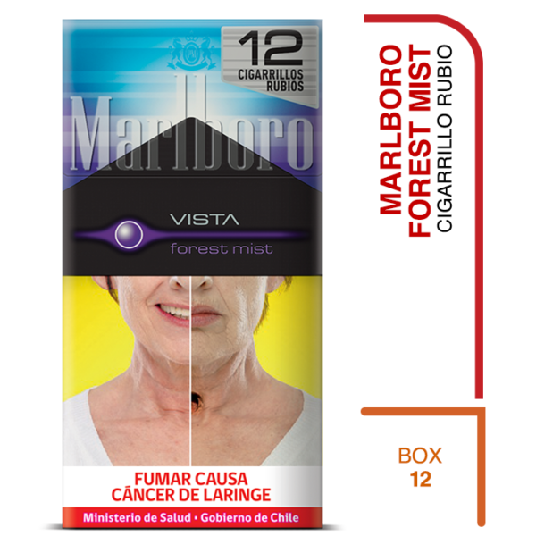 Cajetilla de Cigarros Marlboro Vista Forest Mist 12 un.