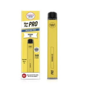 Vaporizador Vape PenPro Dinner Lady Banana Ice 0% Nic 600 Puffs