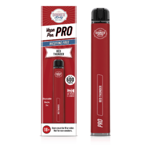Vaporizador Vape PenPro Dinner Lady Red Thunder (Bebida Energetica) 0% NIC 600 Puffs