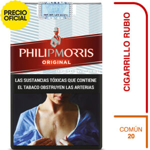 Cajetilla de Cigarros Philip Morris Original Rojo 20 un. A.