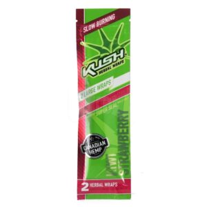 Blunt Kush Herbal Wraps Conical Kiwi Strawberry 2x