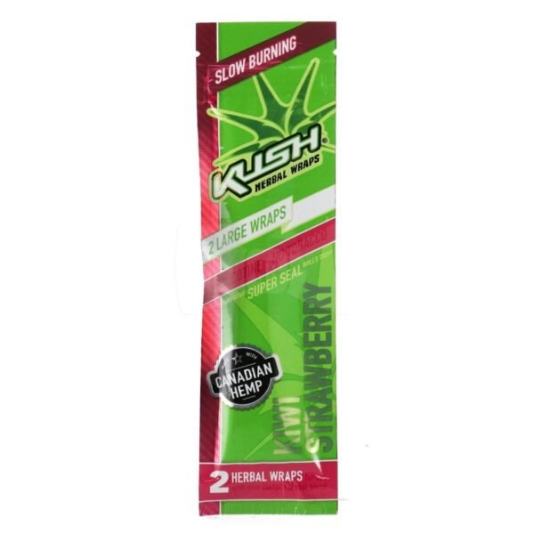 Blunt Kush Herbal Wraps Conical Kiwi Strawberry 2x