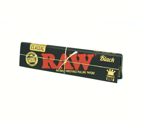 Papelillos RAW Classic Black King Size Slim - Sabanas