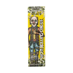 Blunt Lion Rolling Circus Hemp Wraps Gelato 2 un.