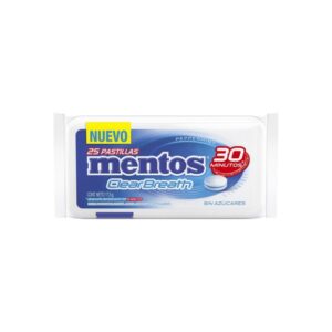 Pastillas Mentos ClearBreath Peppermint 17,5 grs