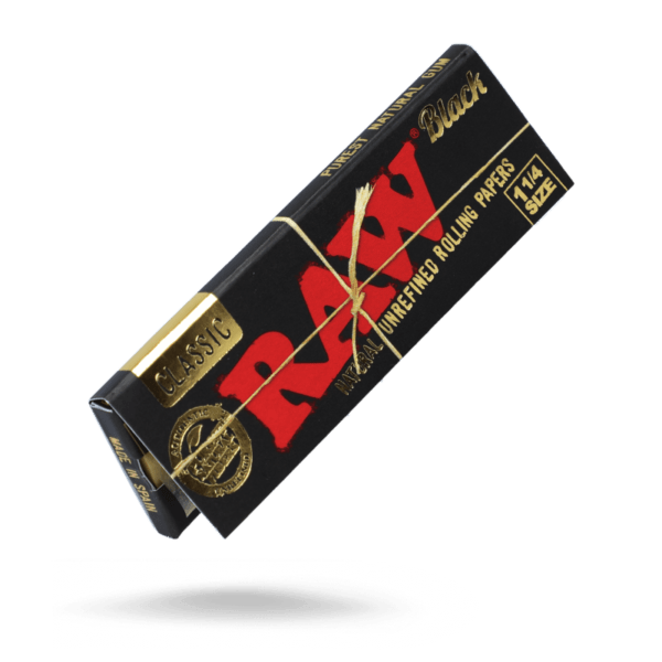 Papelillos RAW Classic Black 1" 1/4