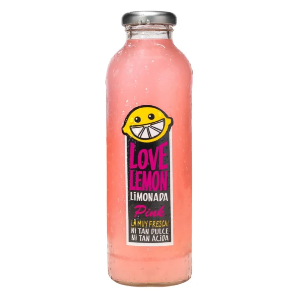 Bebida Love Lemon – Sabor Limonada Pink 475 ml