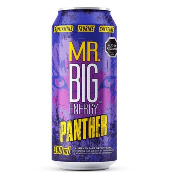 Bebida Energetica Mr. Big Energy – Sabor Panther 500 ml.