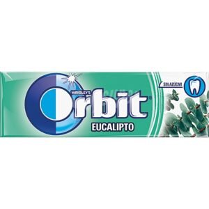 Chicle Orbit sabor Eucalipto 14 grs