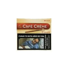 Caja Puros Habanos Cafe Creme Beige x 10 un.