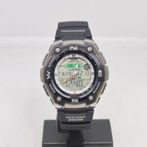 Reloj Casio Para Pesca , Fases Lunares Thermosensor Worldwide AQW-101