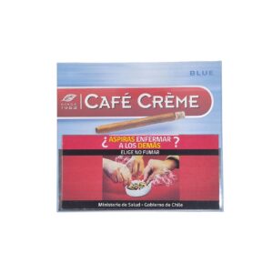 Caja Puros Habanos Cafe Creme Blue x 10 un.