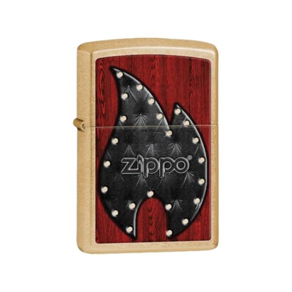 Encendedor Zippo Diseño Leather Flame