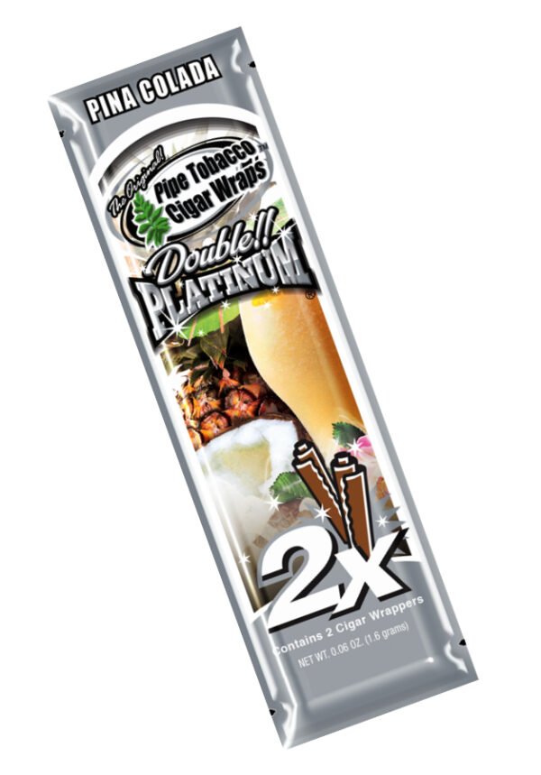 Blunt Wrap Double Platinum Pina Colada 2x
