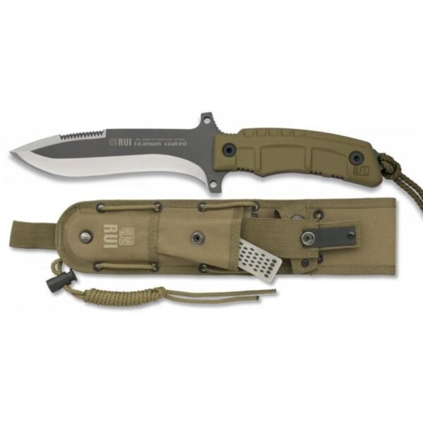 Cuchillo K25 Táctico Titanium Coated