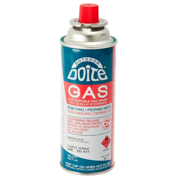 Gas Butano Doite Isobutano 95% / Propano 5% Mixto - 227 Grs