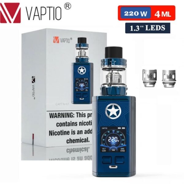 Vaporizador Vaptio Capt'n Paragon Kit Azul