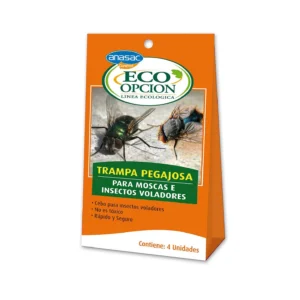Trampa Pegajosa Para Moscas Eco Opcion 4 Unidades