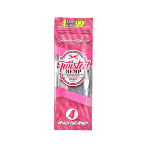 Blunt Wrap Twisted Hemp sabor California Dream x4