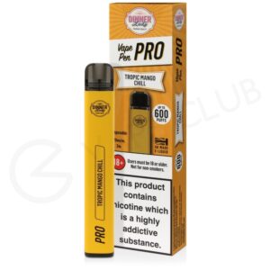 Vaporizador VapePen Pro Dinner Lady Tropic Mango Chill 0%Nic 600Puff