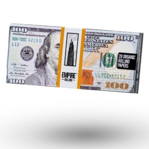 Papelillos Empire Roling 100 Dollar 20un + Filter Tips