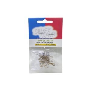 Anzuelo Silver Wave Triple Treble Hook Tamaño 4 -10 Un