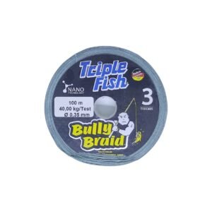 Nylon  Multifilamento 3 Hebras Triple Fish Bully Braid 0.35mm / 40 Kg