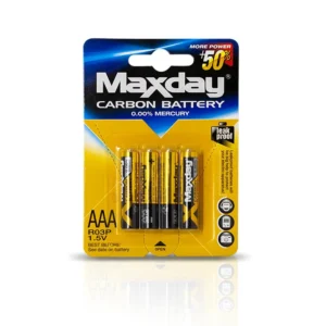 Pack Pilas 2x AAA Maxday Carbon Battery