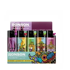 Encendedor Ronson Colourlite Diseño Drag Draw