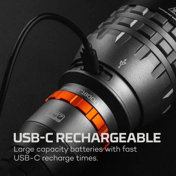 Linterna Recargable NEBO Davinci 18000 Lúmenes - Imagen 8