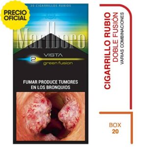 Cajetilla de Cigarros Marlboro Vista 2 Green Fusion A.