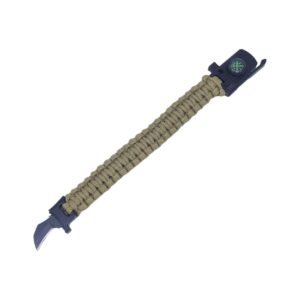 Pulsera De Supervivencia Con Cuchillo , Brujula y Silbato