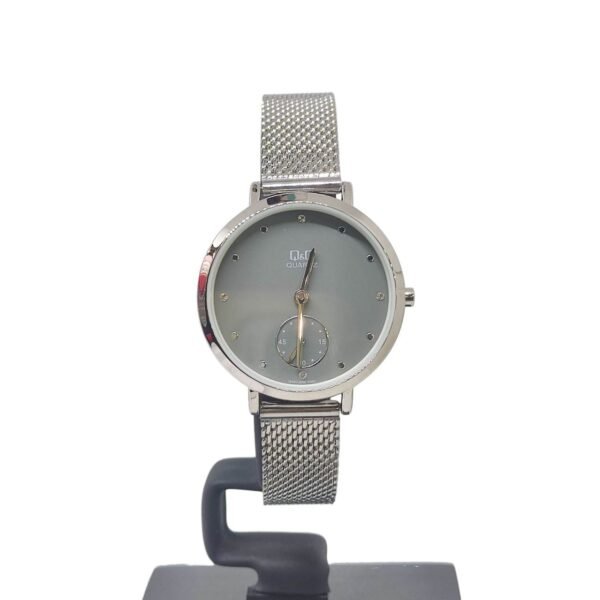 Reloj Q&Q Metalico Plateado Mujer QA97J202Y