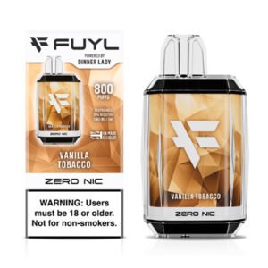 Vaporizador Fuyl Dinner Vanilla Tobacco 0% Nic 800 Puff