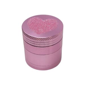 Moledor Diamond Pink Corazon - 40 mm de 4 pisos