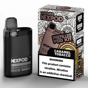 Vaporizador NexPOD Kit 5000 Puffs – Caramel Tobacco (Caramelo Tabaco)