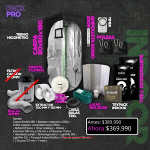 Kit Cultivo 80 x 80 Pro