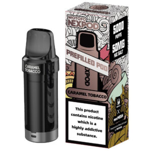 NexPOD Recarga 5000 Puffs – Caramel Tobacco (Caramelo Tabaco)