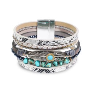 Brazalete de Cuero Gino Rodinis B323