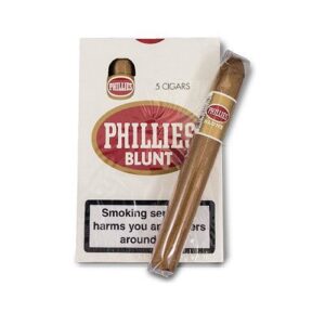 Caja Puro Habano Phillies Blunt x 5 Un.