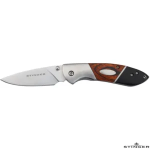 Navaja Stinger Siroco ST4 Hoja Corta Mango Madera