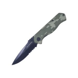Navaja Tactica Stinger Bora ST5 Militar Hoja Con Sierra