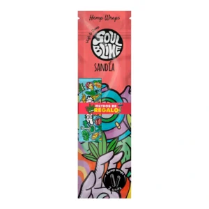 Blunt SoulBlime Hemp Wraps Sabor Sandia+ Filter Tips Free