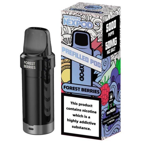 NexPOD Recarga 5000 Puffs – Forest Berries (Frutos del Bosque)