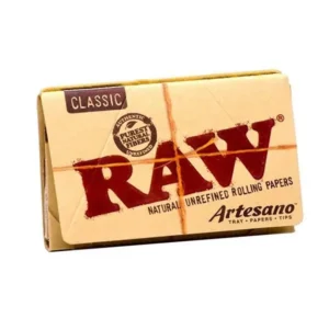 Papelillos RAW Classic Artesano 1"1/4 Slim + Filters Tips
