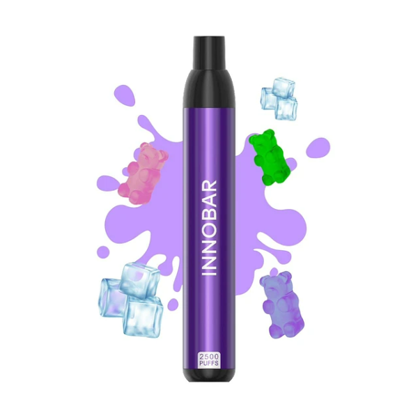Vaporizador Desechable Innobar 2500 Puffs – Tropical Gummy (Gomitas Tropicales) Zero