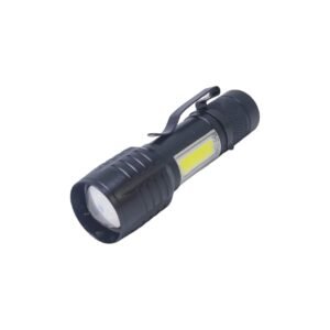 Linterna De Bolsillo Recargable Con Foco Lateral