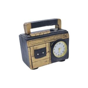 Reloj De Mesa Decorativo Diseño Radio Retro