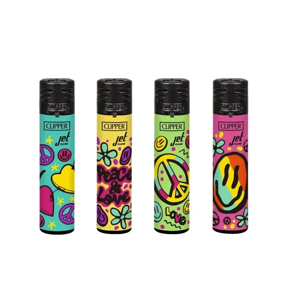 Encendedor Clipper Con Diseño Jet Flame (Soplete) x Unidad
