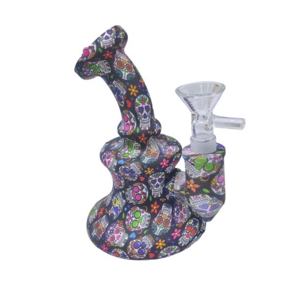 Banger Bong De Silicona Printing SLB523 - 13 cm - Imagen 3